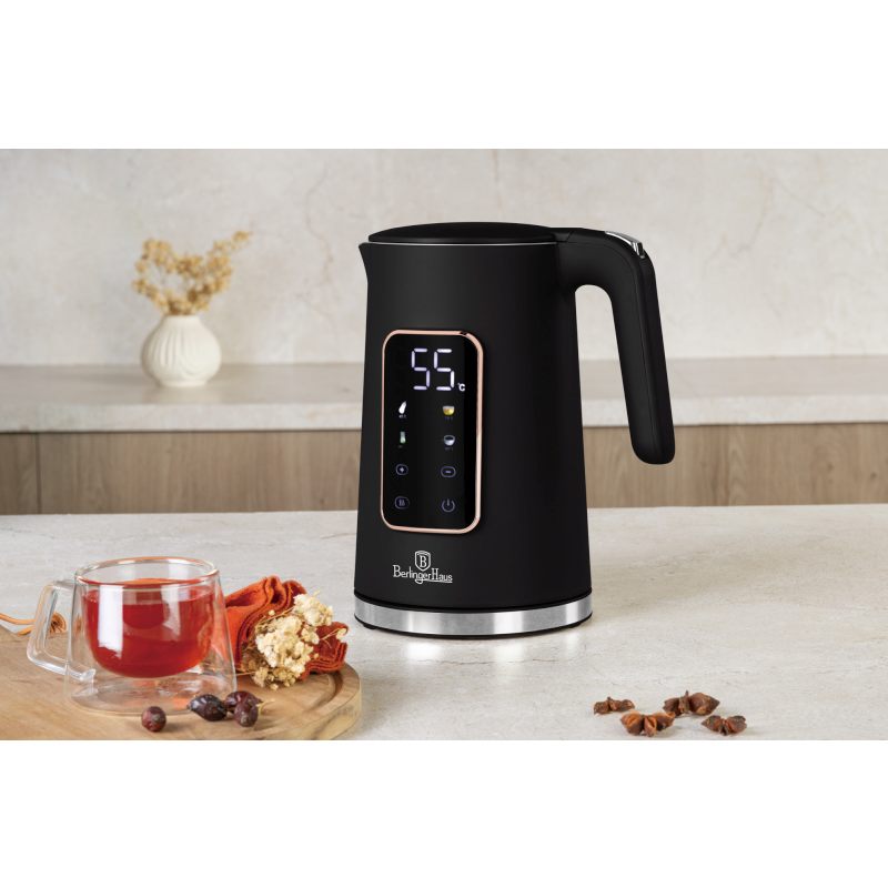 Rychlovarná konvice 1,7 l 2200W digitální, Black Rose Collection