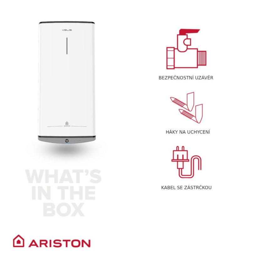 Boiler electric mediu 80 l orizontal / vertical VELIS DUNE 80 EU