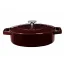 Pekáč litinový s poklicí 26 cm Burgundy Line