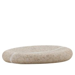 Miska na mydlo TALUS poly dekor kameň béžová Miska na mydlo TALUS poly dekor kameň béžová