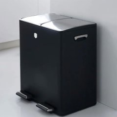 Odpadkový kôš 2x30 litrov Black Rose Collection