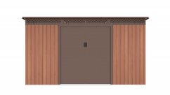 Casuta de gradina G21 GRAH 700 - 340 x 206 cm, maro