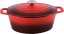 Pekáč s poklicí litinový Xanten 36 x 22 cm červený