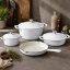 Batería de cocina de hierro fundido Xanten 7 piezas blanca
