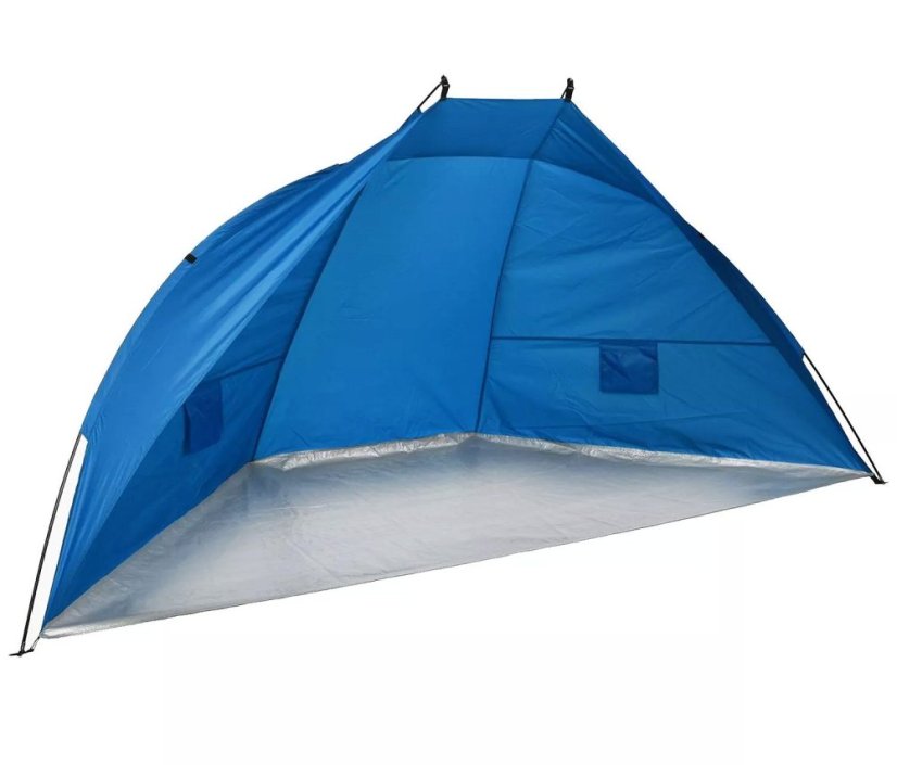 Plážový stan skládací UV50+ 270x120x120 modrá