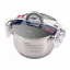 Caserolă cu capac din oțel inoxidabil 16 cm Linia Gourmet