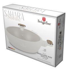 Hlboká panvica s titánovým povrchom a vekom 28 cm Sahara Nordic Collection