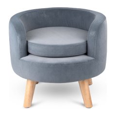 Canapea din catifea pentru pisica si caine 40.5x36cm