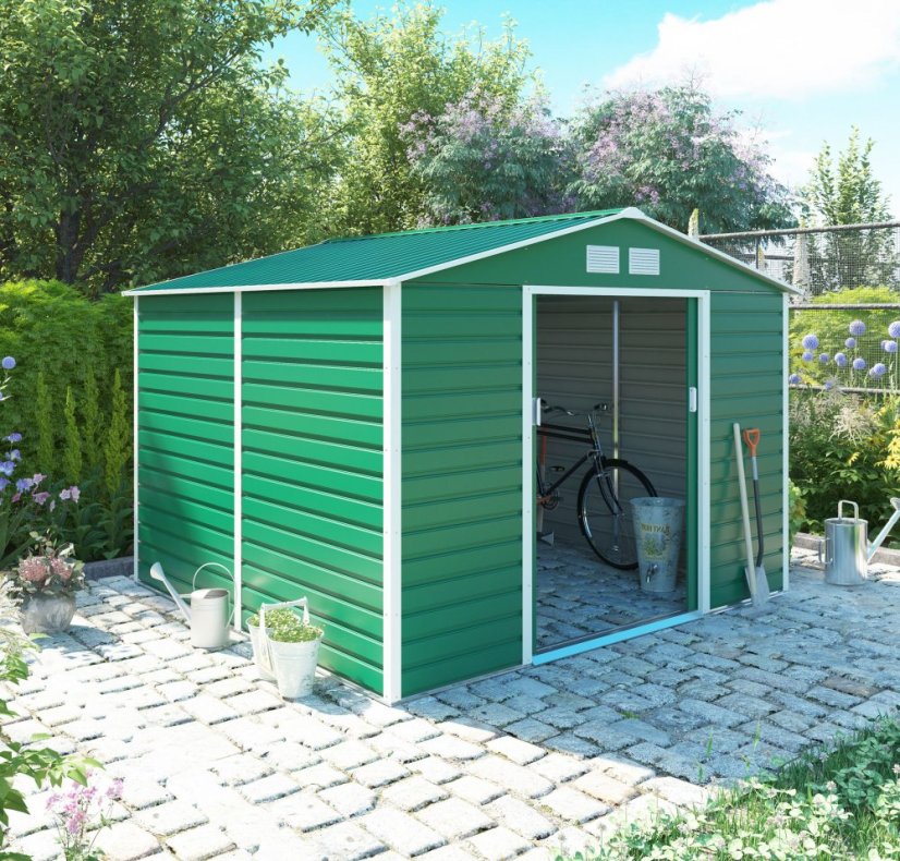 Casuta de gradina G21 GAH 706 - 277 x 255 cm, verde
