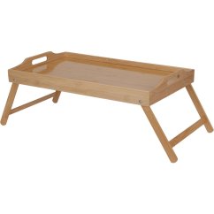 Servírovací podnos do postele se skládacími nožkami 50 x 30 cm