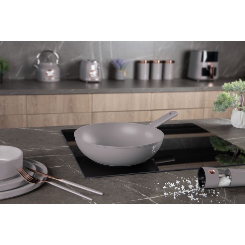 Pánev WOK s titanovým povrchem 28 cm Taupe Collection