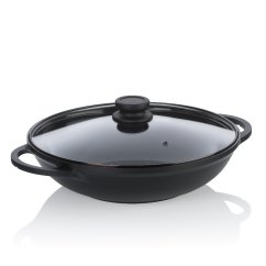 Pánev Wok Atura litý hliník černá 32 cm