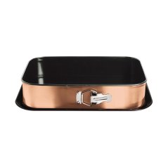 Forma s nepřilnavým povrchem 2v1 Rosegold Metallic Line 39x27x7,5cm Forma s nepřilnavým povrchem 2v1 Rosegold Metallic Line 39x27x7,5cm