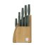 Sada nožů se stojanem BAMBOO 10 ks Matte Green Collection
