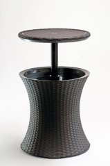 Zahradní stůl Keter Cool Bar Rattan whiskey hnědý Zahradní stůl Keter Cool Bar Rattan whiskey hnědý