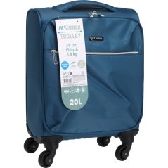 Príručný kufor na kolieskach do lietadla 30 l modrá