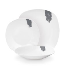 Jídelní sada talířů porcelánová 18 ks