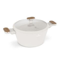 Kastrol s titanovým povrchem a poklicí 24 cm Sahara Nordic Collection
