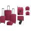 Sada cestovných kufríkov 4 ks červená