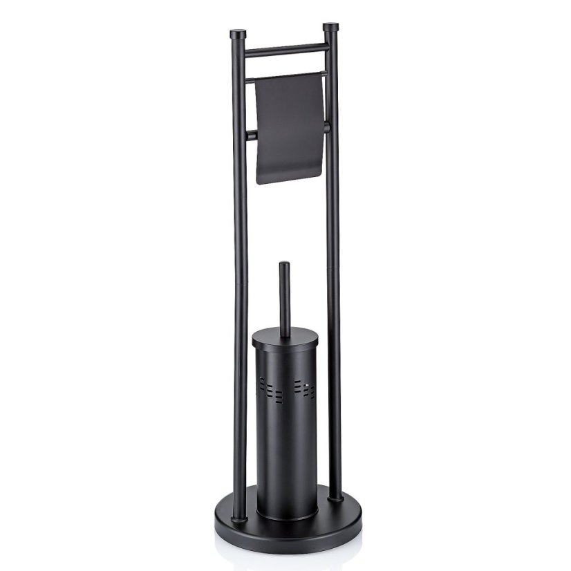 WC sada Swing, černá 22x77,5 cm