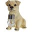 Decor de grădină câine cu lampă solară Labrador 24 cm