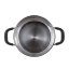 Caserola inox cu capac MIDNIGHT 20 cm 2,3 litri