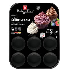 Forma na muffiny 12 ks s titanovým povrchem Carbon Pro Collection
