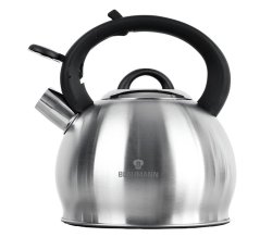 Fierbător fluier din oțel inoxidabil 3 L Silver Edition