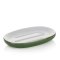 Miska na mýdlo Isabella keramická listová zelená 13,5x8,5x2,0cm