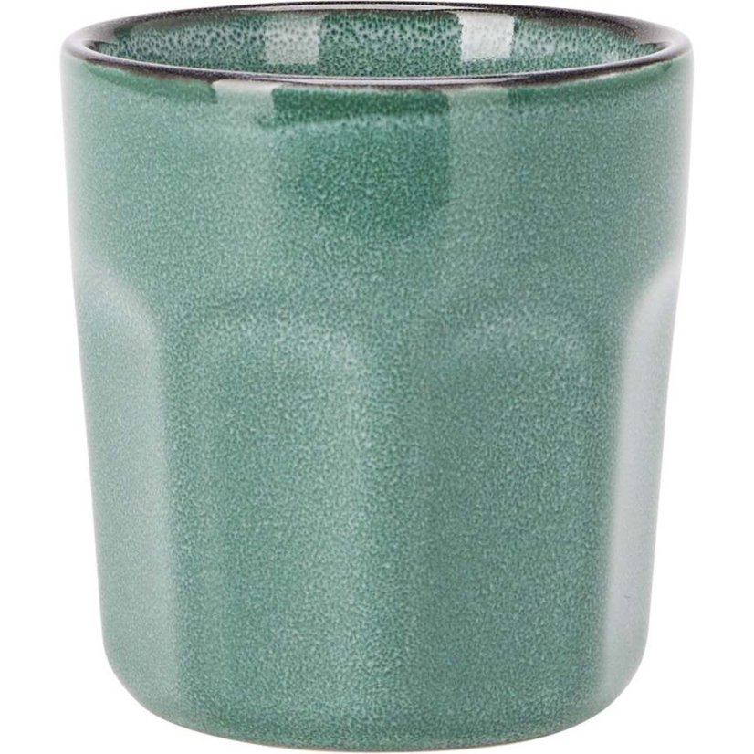 Jídelní sada 16 ks kamenina zelená