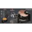 Aparat rotativ pentru vafe pentru 4 vafe cu suport Rosegold Metallic Line