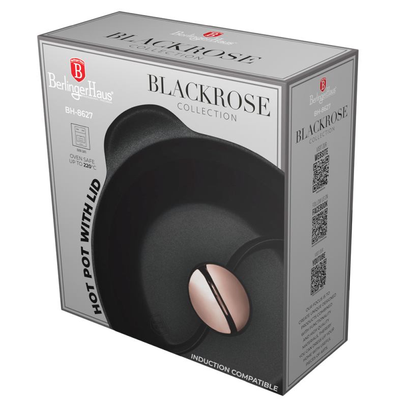 Hrnec na pečení s poklicí 30 cm Black Rose Collection