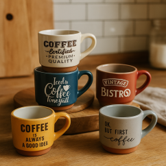 Sada hrnků na kávu 6 ks