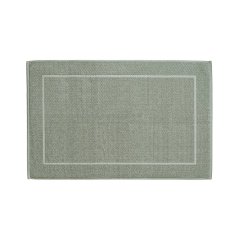 Koupelnová předložka LAVINIA 100% biobavlna světle šedá 60x100 cm