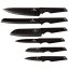 Sada nožů s nepřilnavým povrchem 6 ks Black Professional Line