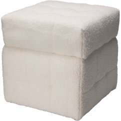 Taburet 38 × 38 × 37 cm béžová
