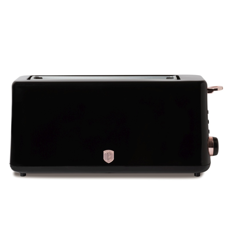 Topinkovač nerez 980W s dlouhým slotem Black Rose Collection