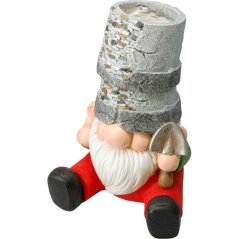 Zahradní dekorace květináč trpaslík 24 x 21 x 33 cm s lopatkou
