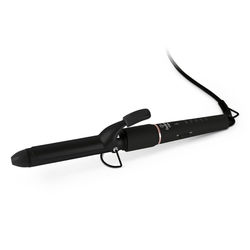 Keramická kulma na vlasy 25 mm s reguláciou teploty z kolekcie Black Rose