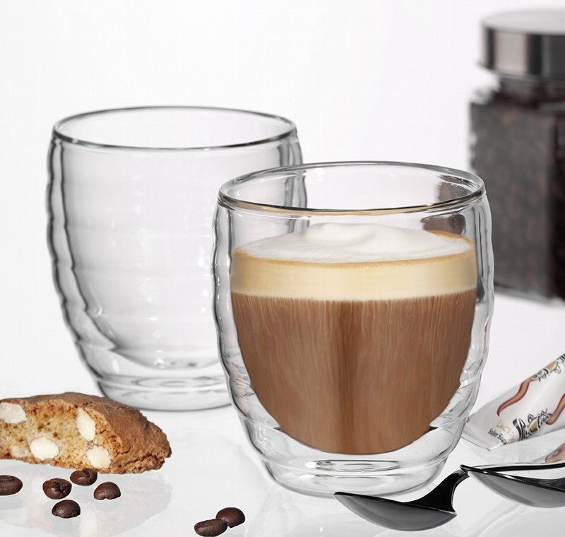 Sklenice na cappuccino CESENA sada 2 ks, 200 ml