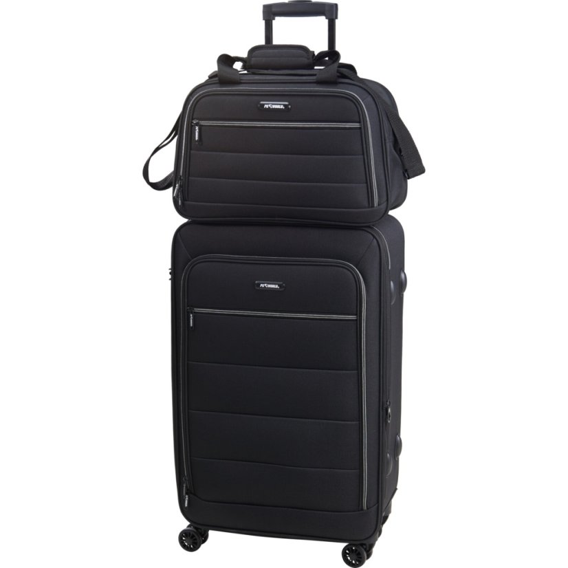 Sada cestovných kufrov 4 ks čierna