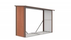 Magazin lemn G21 WOH 335 - 242 x 89 cm, maro