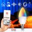 Chytrá žiarovka LED RGB WIFI biela + farebná E14 Chytrá žiarovka LED RGB WIFI biela + farebná E14