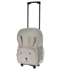 Detský kufor na kolieskach BUNNY 29 x 40 cm sivá