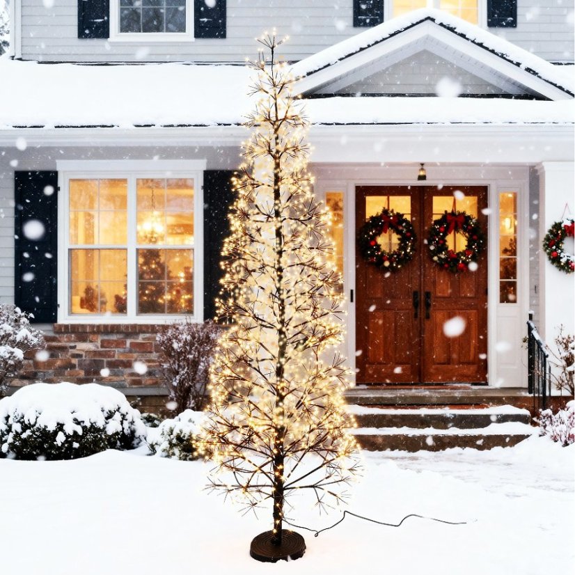 Árbol luminoso decorativo 1600 LED 150 cm