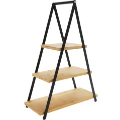 Etažér třípatrový Pyramida dřevěný Etažér třípatrový Pyramida dřevěný