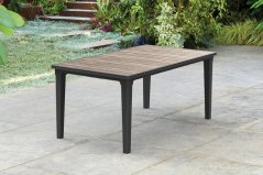 Zahradní stůl Keter Deco Futura 160 walnut / grafit