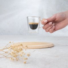 Set de 2 cești de espresso din sticlă Set de 2 cești de espresso din sticlă