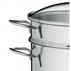 Oala de paste inox cu capac CAILIN 24cm
