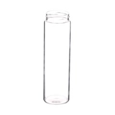 Fľaša sklenená prenosná s nerez vekom 600 ml